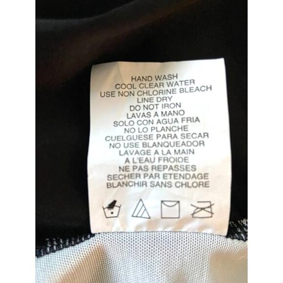 1pc Swimsuit Shape Solver Black/White Womens Plus 24W* - Picture 11 of 12